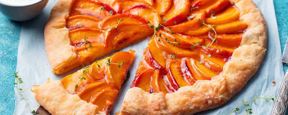 Pfirsich-Galette