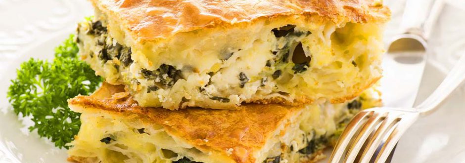 Börek mit Spinat und Schafskäse