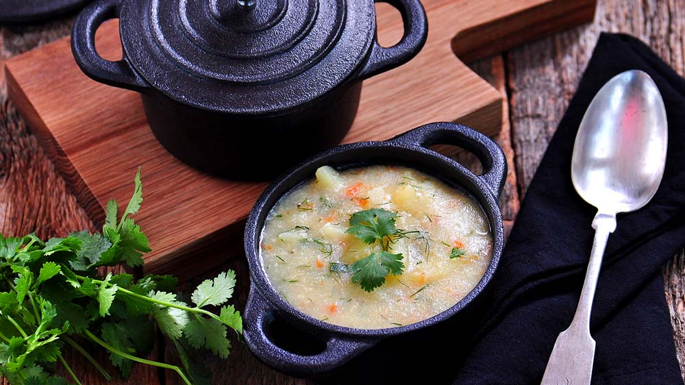Rezept für gebrannte Grießsuppe wie von Oma • Koch-Mit