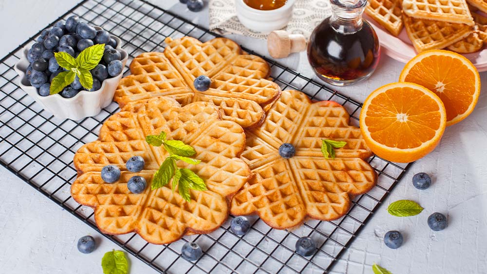 Klassische Waffeln