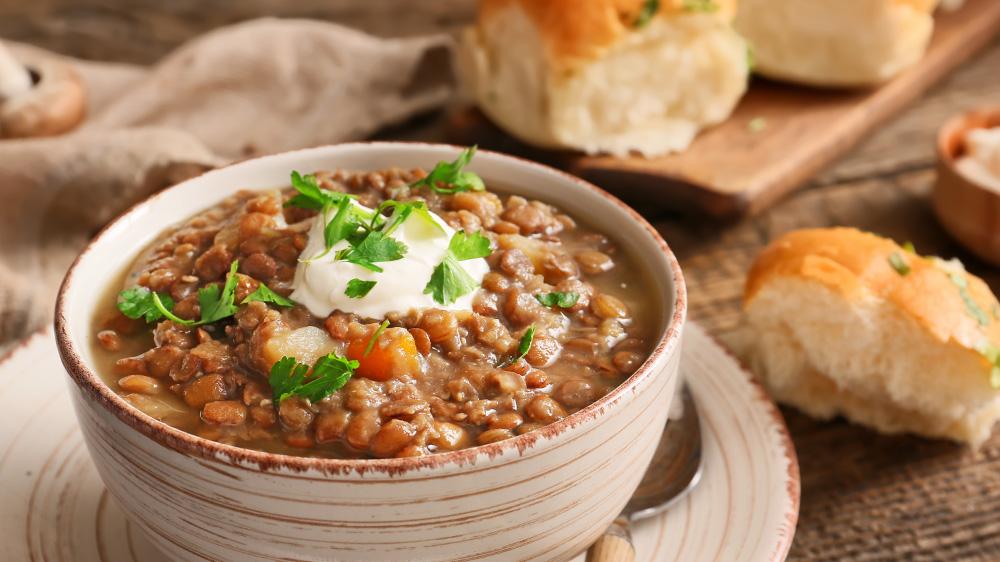 Klassische Linsensuppe