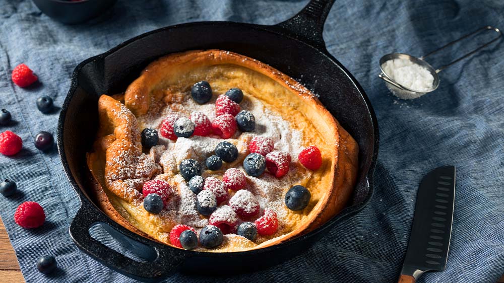 Dutch Baby mit Beeren