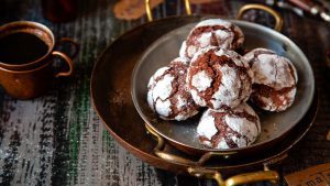 Crinkle Cookies in Pfanne