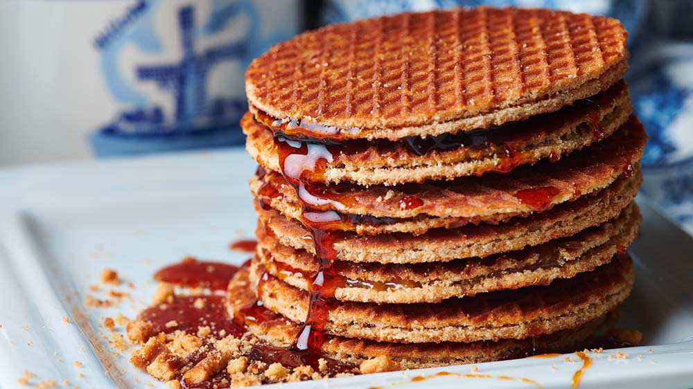 Stroopwafels Rezept - süße Sirup-Waffeln für den Kaffeetisch • Koch-Mit