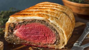 Filet Wellington, angeschnitten