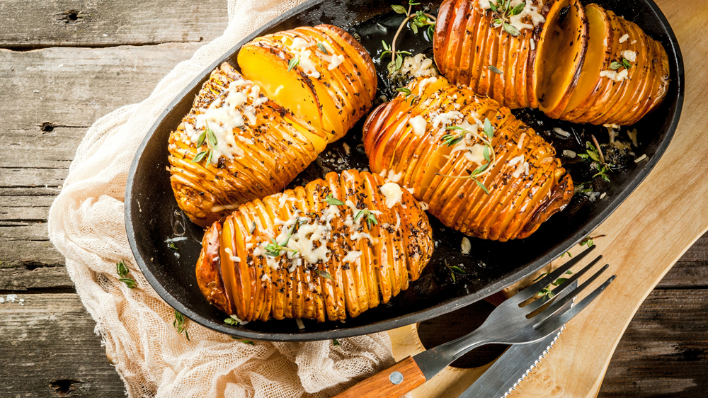 Knusprig: Hasselback-Potatoes