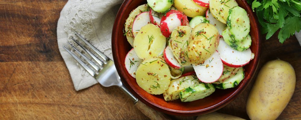 Kartoffelsalat mit Radieschen