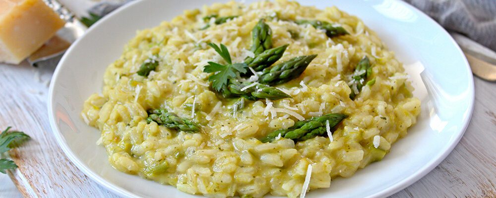 Spargelrisotto 