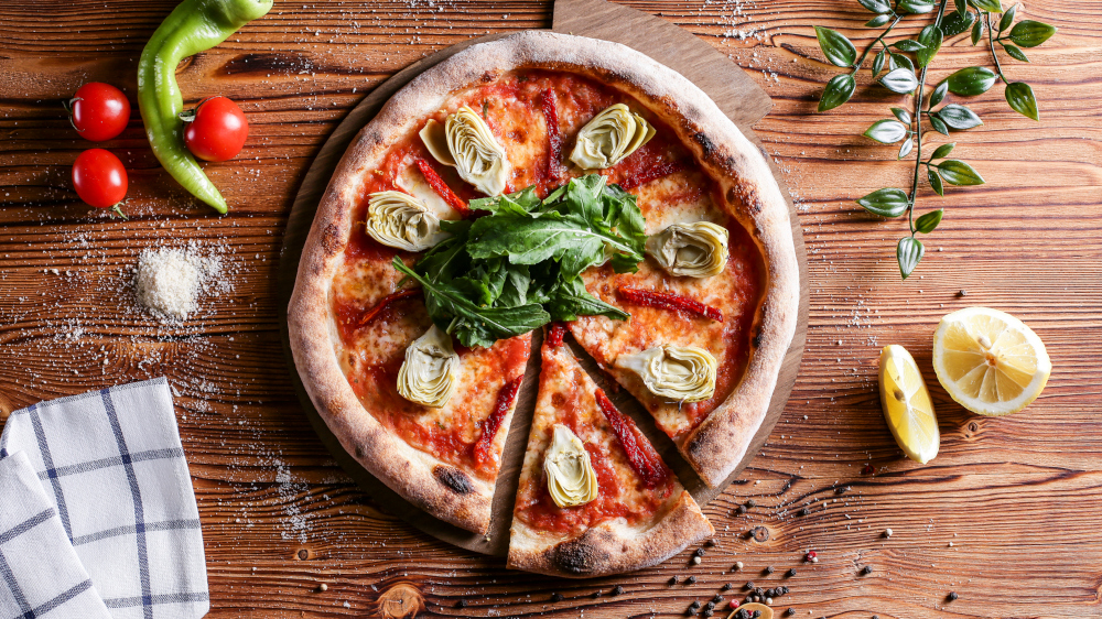 Artischocken-Pizza - Eine Kombination für Feinschmecker • Koch-Mit