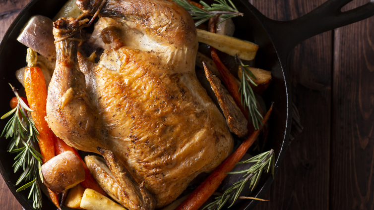 Pollo en la Airfryer: perfectamente dorado y preparado rápidamente