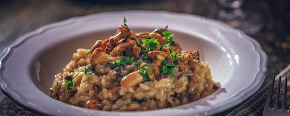 Risotto mit Pfifferlingen