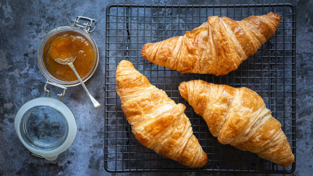 Knusprig und luftig: Croissants