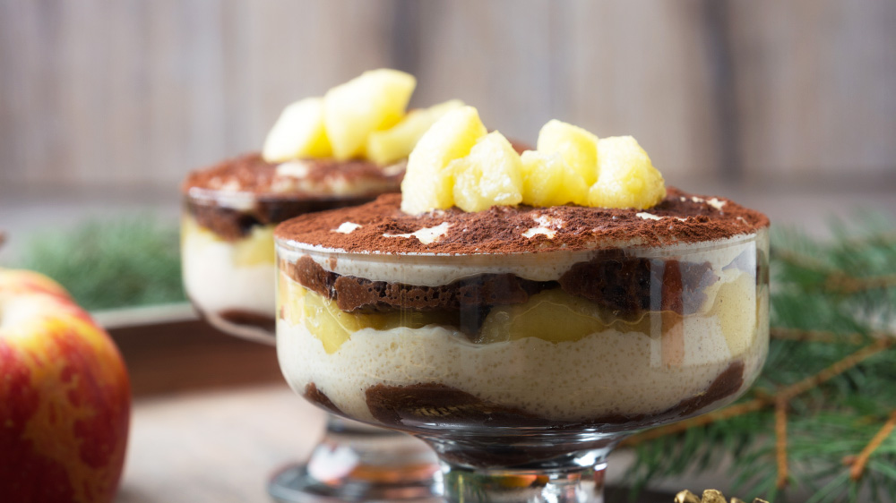 Aromatisches Bratapfel-Tiramisu