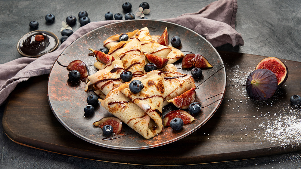 Crêpes mit Schokoladensoße | Einfaches Rezept • Koch-Mit