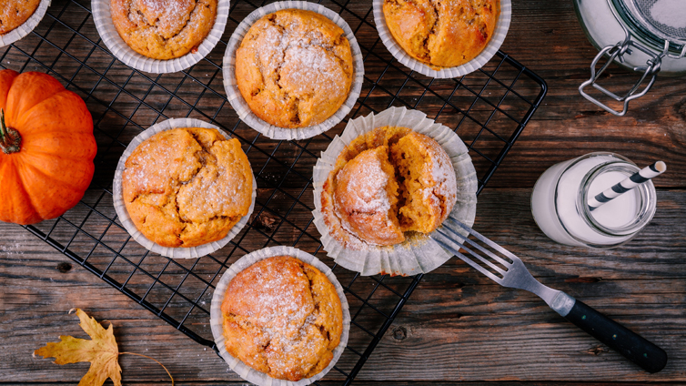 Muffins mit Kürbis