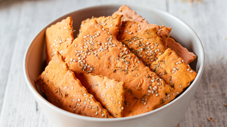 Linsen-Chips mit Paprika - Rezept zum Selbermachen • Koch-Mit