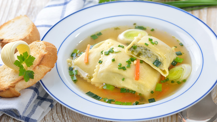 Maultaschen-Suppe