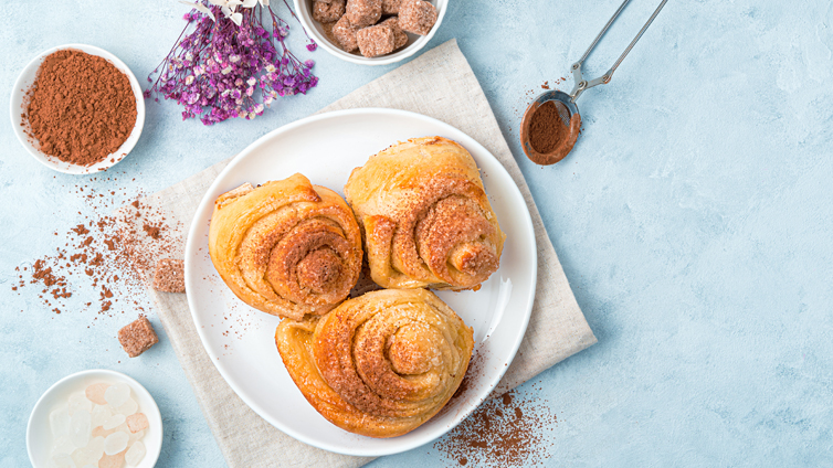 Blätterteig-Zimtschnecken