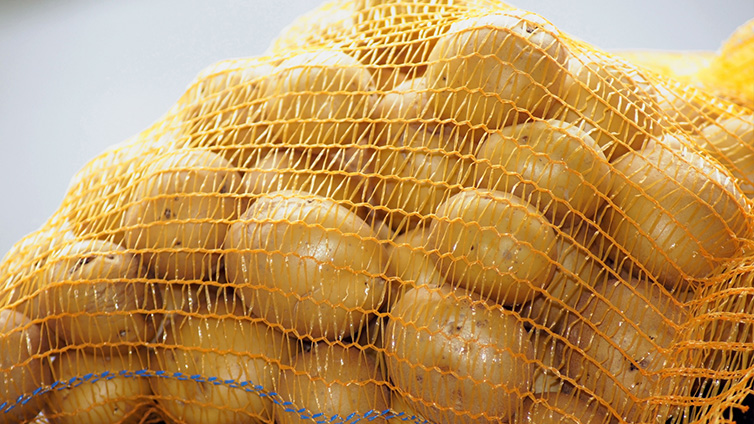 Kartoffeln im Netzbeutel