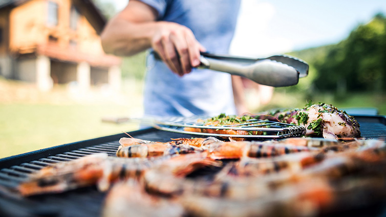 Grillen im Garten