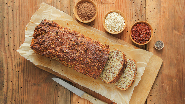 Eiweißbrot mit Samen