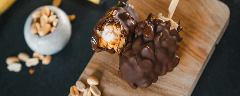 Bananensticks: Gesundes Snickers