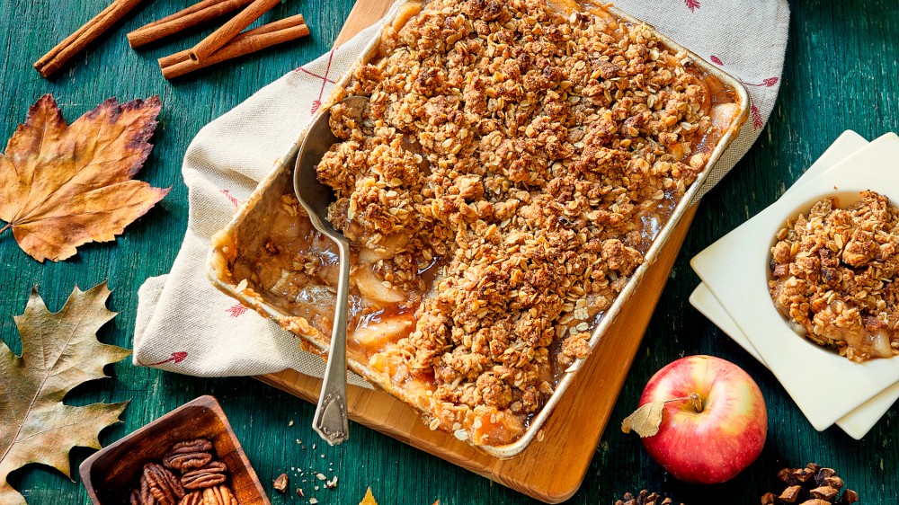 Knuspriger Crumble