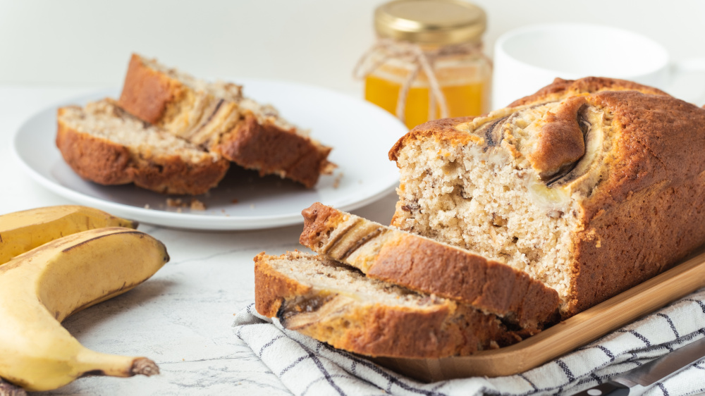 Bananenbrot ohne Zucker