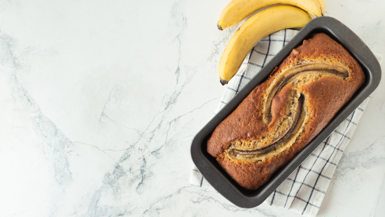 Bananenbrot ohne Zucker