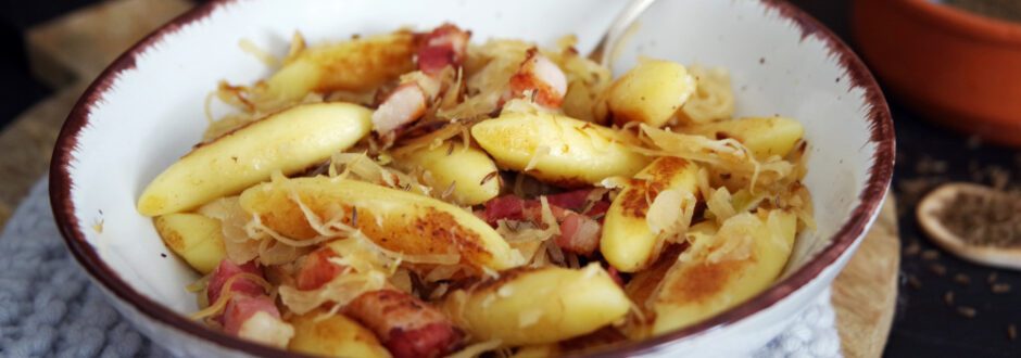 Schupfnudeln mit Sauerkraut