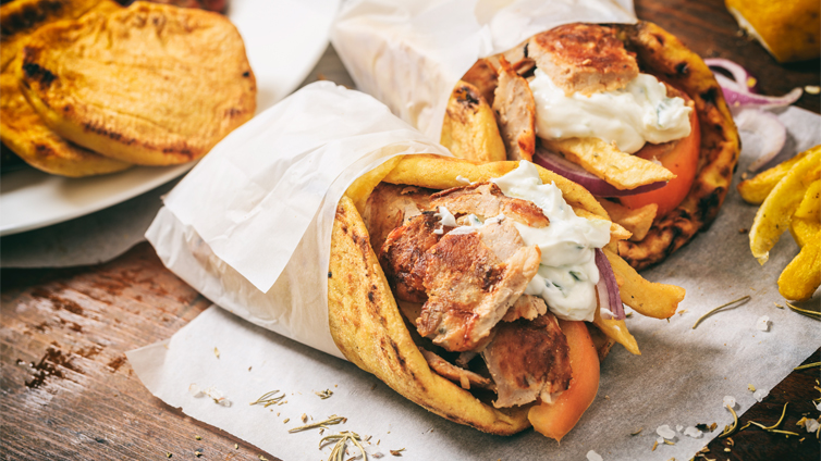 Gyros-Pita - Das Originalrezept zum Selbermachen • Koch-Mit