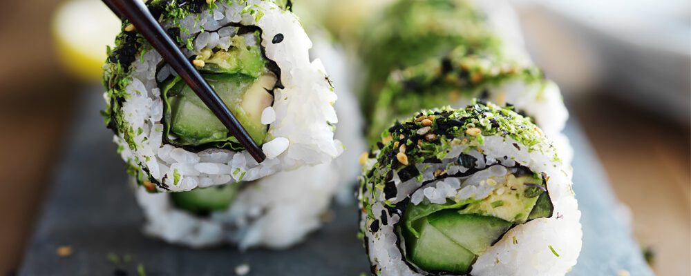 Vegetarisches Sushi