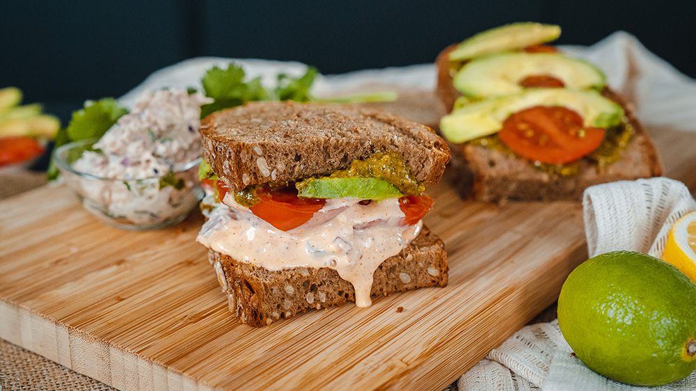 Tunacado-Sandwich mit Avocado und Thunfisch • Koch-Mit
