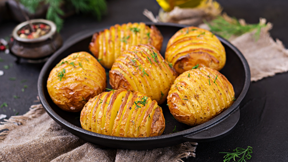 Hasselback-Kartoffeln