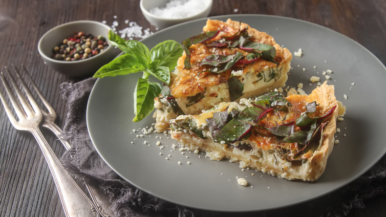 Mangold-Quiche - Knusprig und grün aus dem Ofen • Koch-Mit