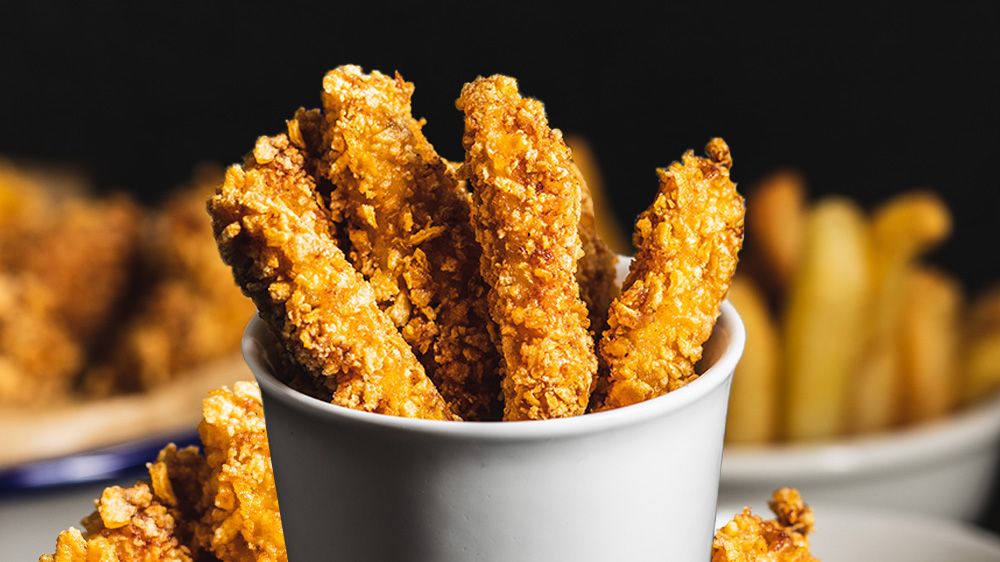 Knusprige Hähnchensticks mit Dip • Koch-Mit