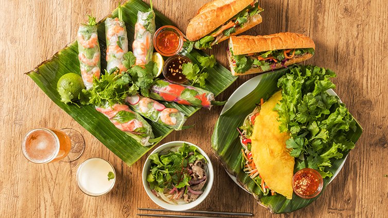 Vietnamesisches Mittagessen