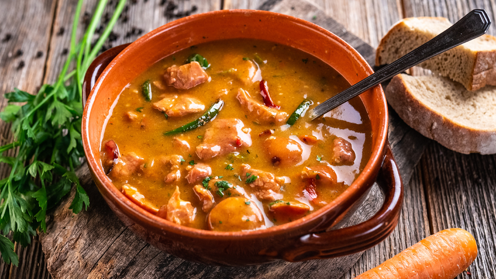 Gyrossuppe - Das einfache Rezept für Party &amp; Co. • Koch-Mit