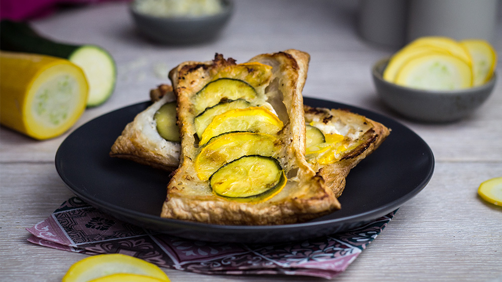 Blätterteig-Gebäck mit Zucchini