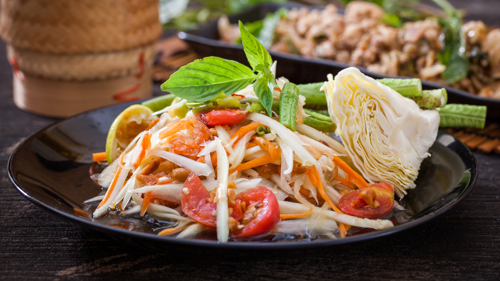 Papaya-Salat