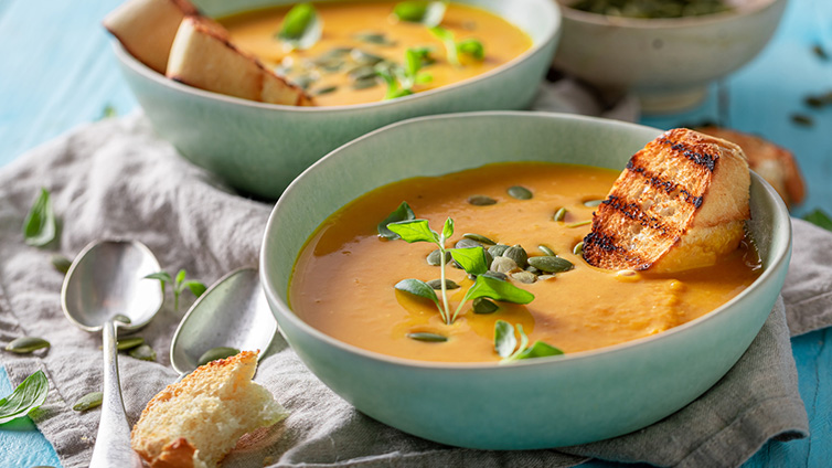 Vegane Kürbissuppe