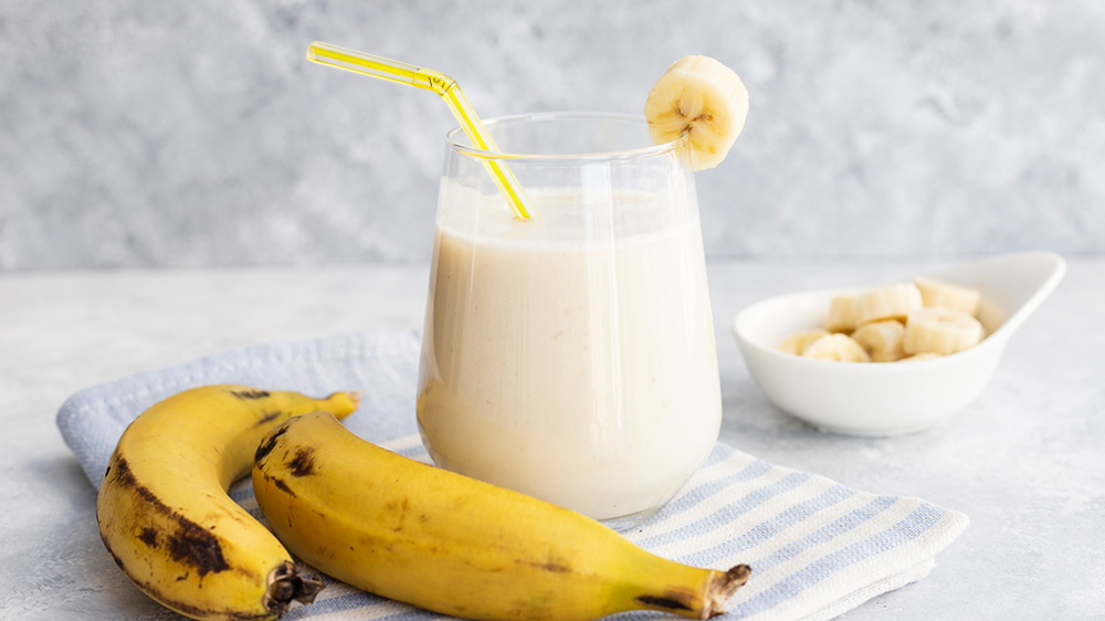 Bananen-Milchshake - Schnelles &amp; einfaches Rezept • Koch-Mit
